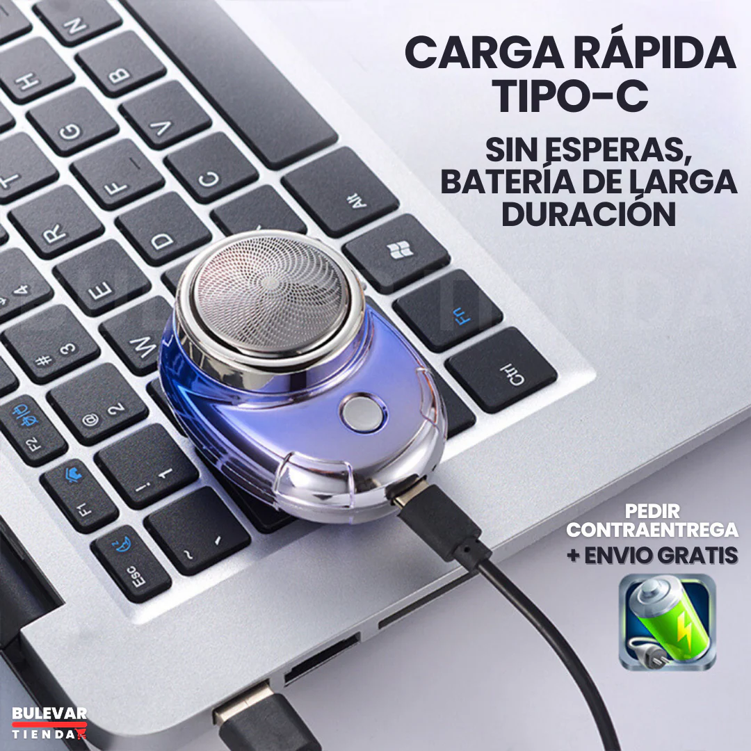 MINI AFEITADORA ELÉCTRICA USB DE LARGA DURACIÓN - Image 3