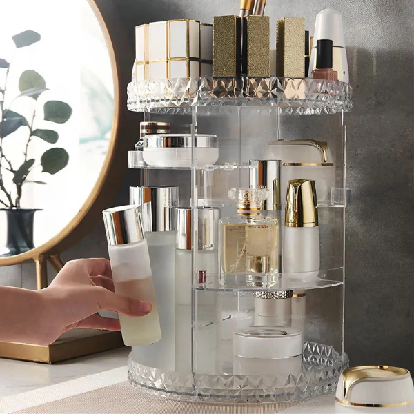 ORGANIZADOR DE MAQUILLAJE GIRATORIO 💅🏻 - Image 4
