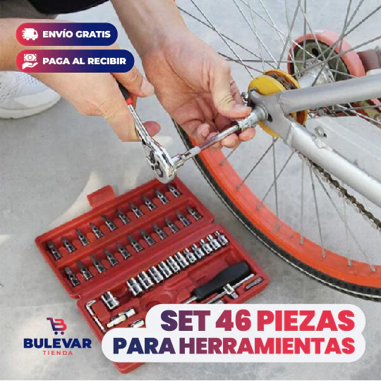 SET DE 46 PIEZAS PARA HERRAMIENTAS ⚒️🔥 - Image 3